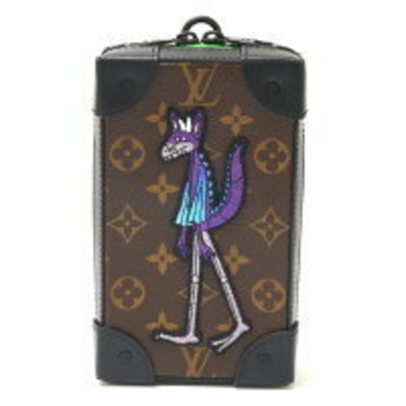 Louis Vuitton LV Friends Soft Trunk Phone Shoulder Bag Leather Brown - Picture 1 of 7